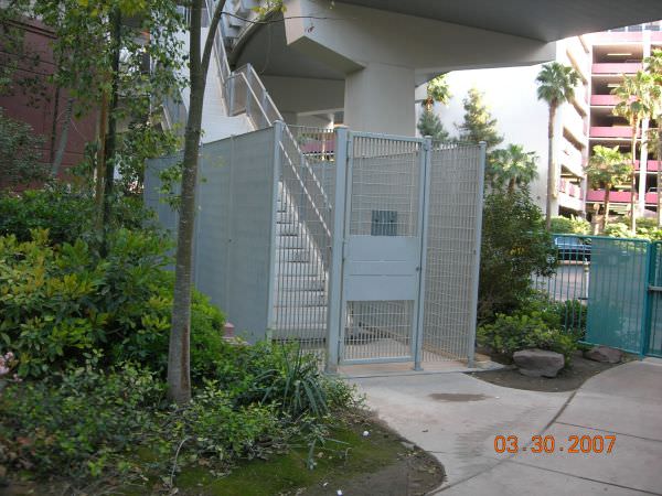 GALVANIZED STEEL FENCE