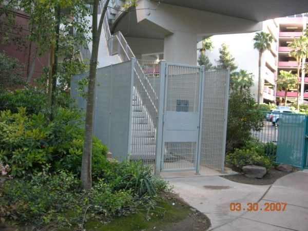 GALVANIZED STEEL FENCE