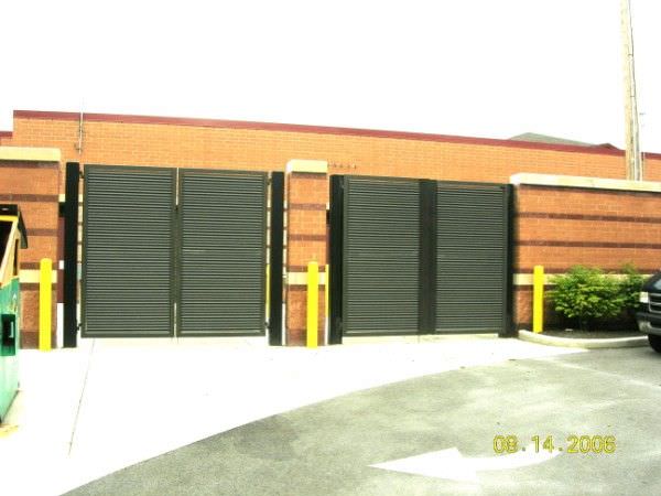 GALVANIZED STEEL FENCE