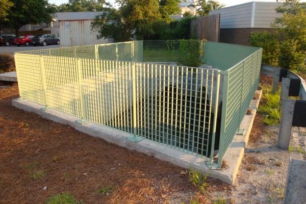 GALVANIZED STEEL FENCE