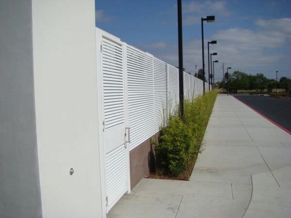 GALVANIZED STEEL FENCE