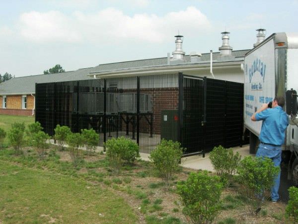 GALVANIZED STEEL FENCE