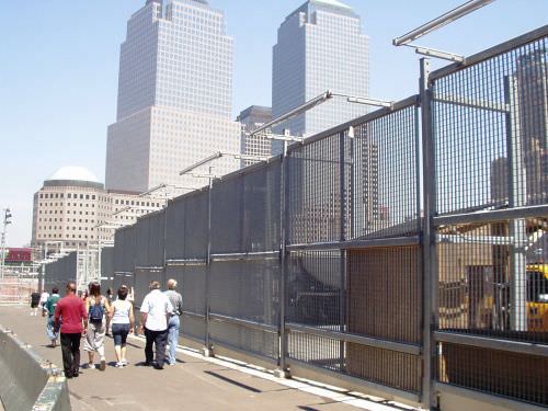 GALVANIZED STEEL FENCE