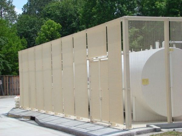 GALVANIZED STEEL FENCE