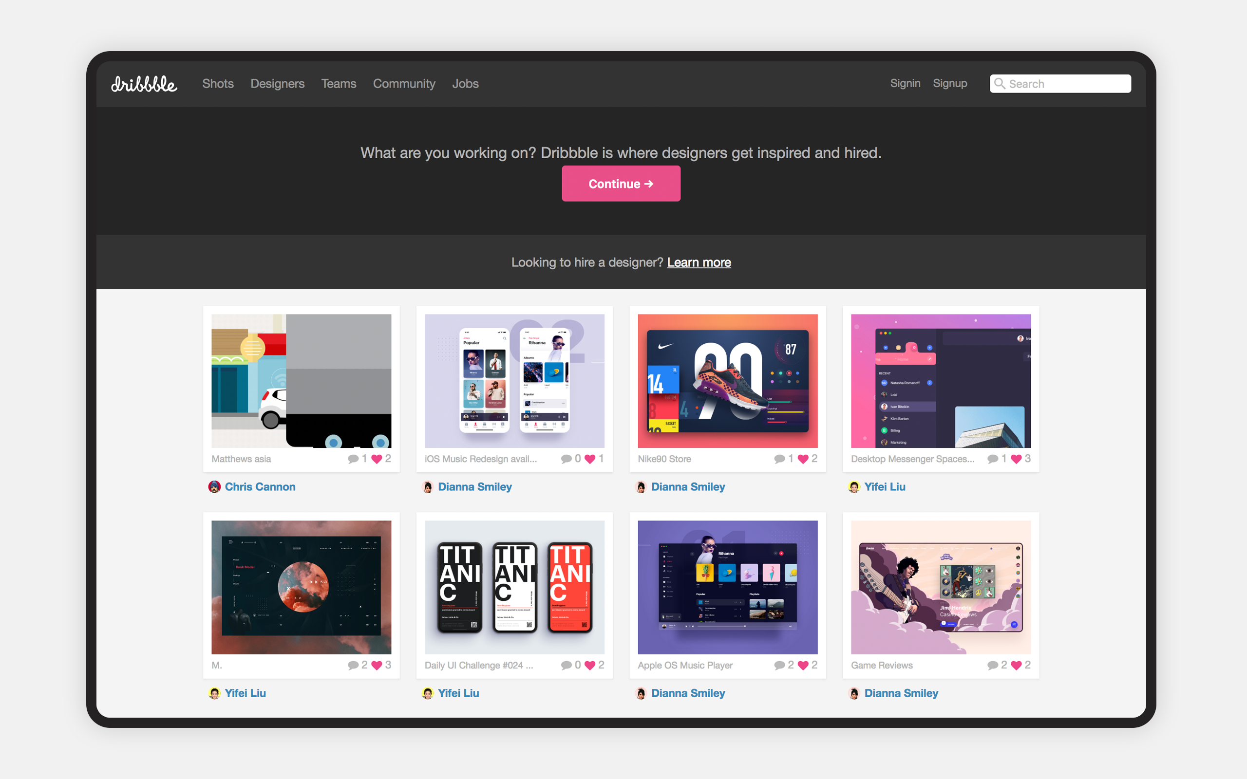 FullStack GraphQL Dribbble Clone π