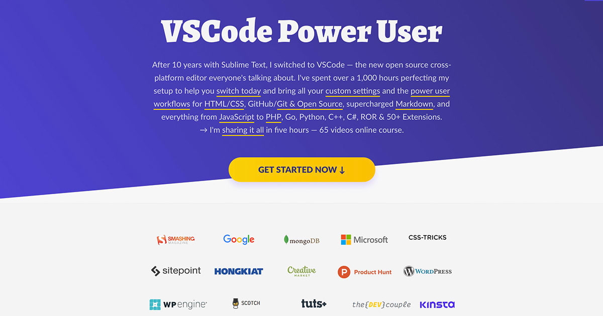 VSCode Power User | Learn Visual Studio Code | Video Course