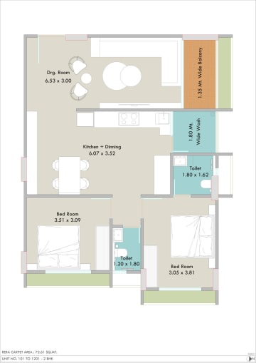 Jeevan Parag Appartment — brochure image 11