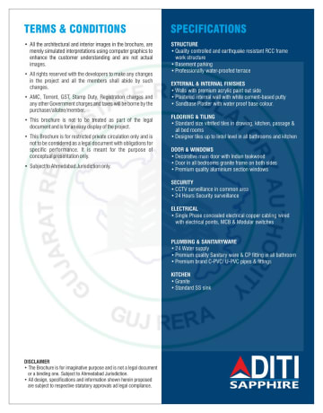 Aditi Sapphire — brochure image 19