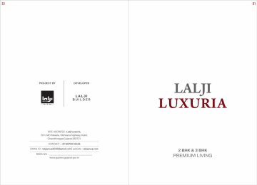 Lalji Luxuria — brochure image 1