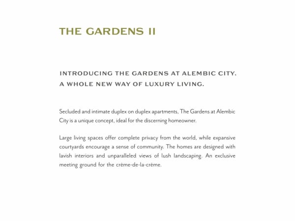 THE GARDENS II - Image 2 THE GARDENS II - Image 2 - Residential/Group Housing in Vadodara