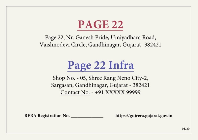 Page 22 - Image 1 Page 22 - Image 1 - Residential/Group Housing in Gandhinagar