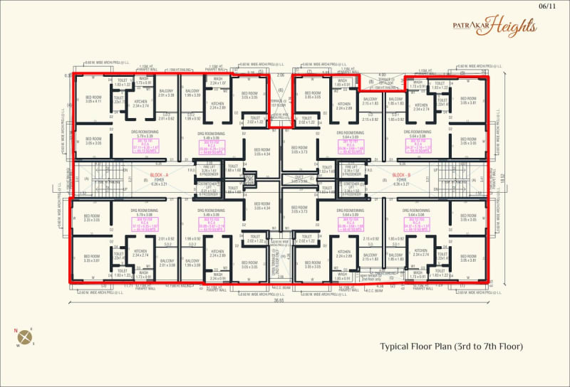 PATRAKAR HEIGHTS - Image 6 - Mixed Development in Ahmedabad