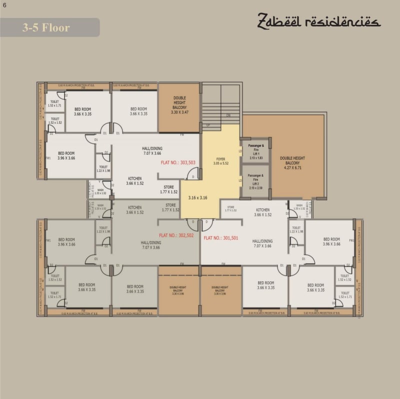 ZABEEL RESIDENCIES - Image 6 ZABEEL RESIDENCIES - Image 6 - Mixed Development in Bhavnagar