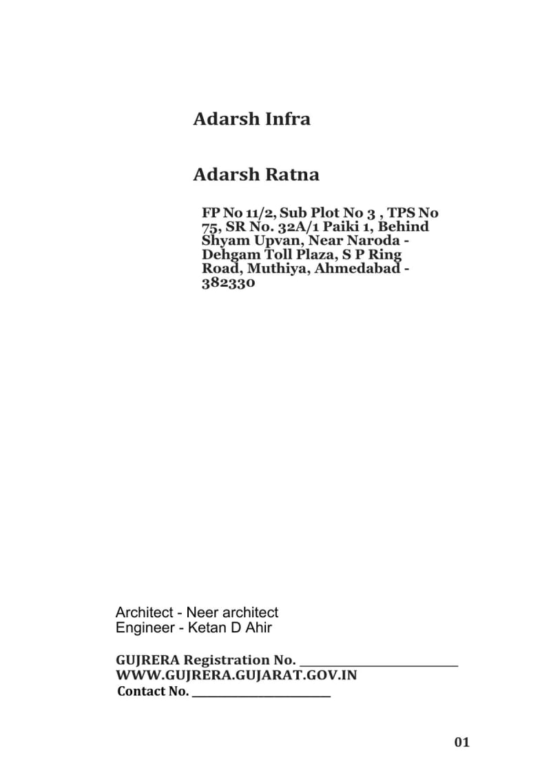 Adarsh Ratna - Image 1 Adarsh Ratna - Image 1 - Residential/Group Housing in Ahmedabad