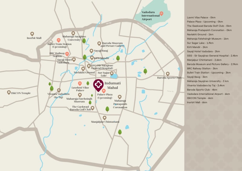 INDUMATI PALACE RESIDENCES TOWER E - Image 7 INDUMATI PALACE RESIDENCES TOWER E - Image 7 - Residential/Group Housing in Vadodara