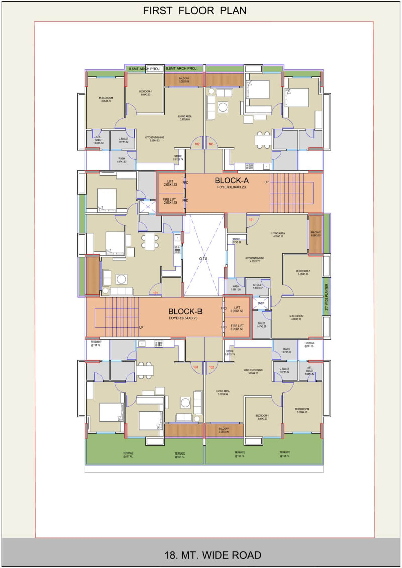 PAARIJAT PRANSH - Image 5 PAARIJAT PRANSH - Image 5 - Mixed Development in Gandhinagar