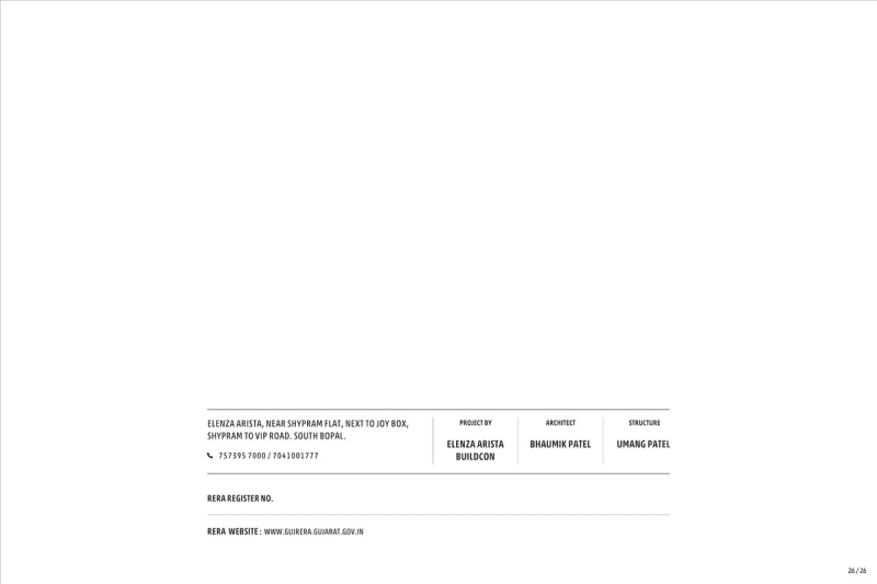 ELENZA ARISTA - Image 26 ELENZA ARISTA - Image 26 - Mixed Development in Ahmedabad