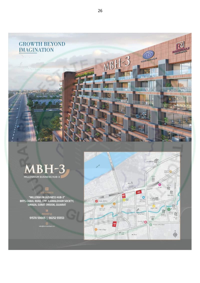 MILLENNIUM BUSINESS HUB -3 - Image 26 MILLENNIUM BUSINESS HUB -3 - Image 26 - Commercial in Surat