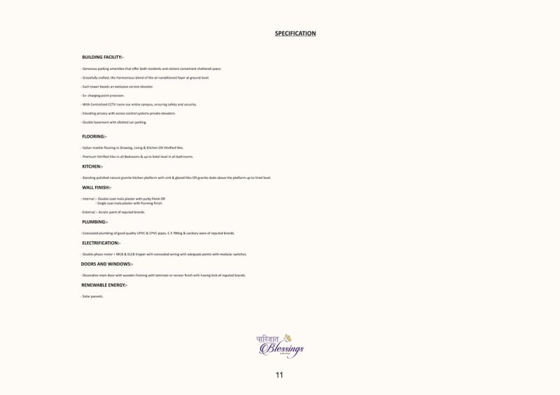 PAARIJAT BLESSINGS - Image 12 - Mixed Development in Gandhinagar