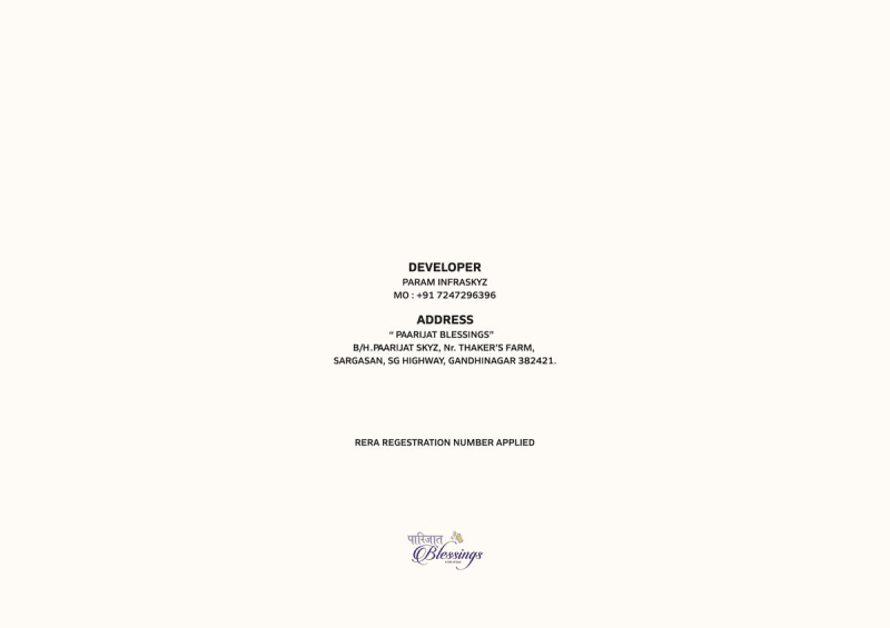 PAARIJAT BLESSINGS - Image 14 - Mixed Development in Gandhinagar