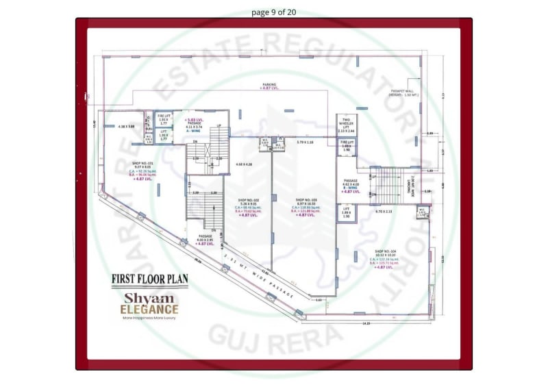 SHYAM ELEGANCE  - Image 9 - Mixed Development in Surat