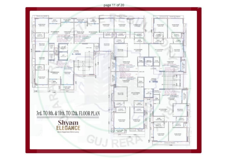 SHYAM ELEGANCE - Image 11 SHYAM ELEGANCE - Image 11 - Mixed Development in Surat