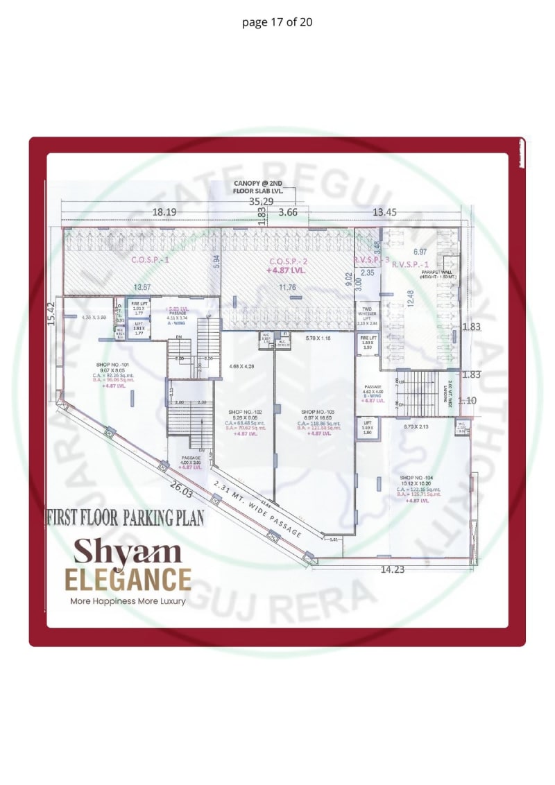 SHYAM ELEGANCE - Image 17 SHYAM ELEGANCE - Image 17 - Mixed Development in Surat