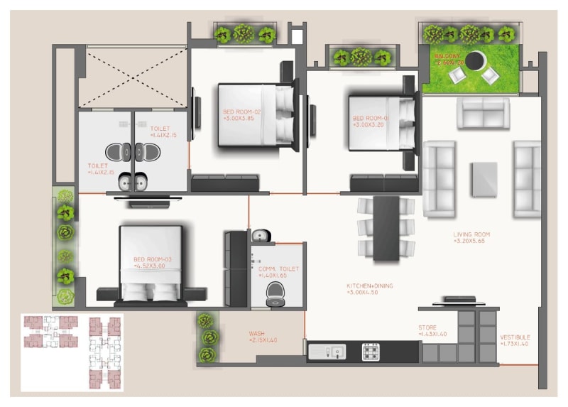 SNEHAL EXOTICA - Image 8 SNEHAL EXOTICA - Image 8 - Residential/Group Housing in Ahmedabad