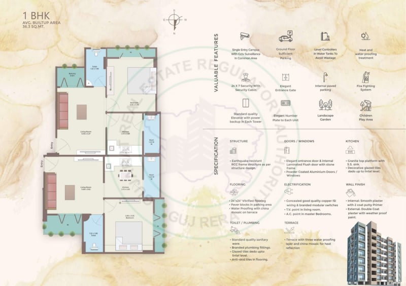 SAIBABA APARTMENT - Image 3 - Residential/Group Housing in Vadodara