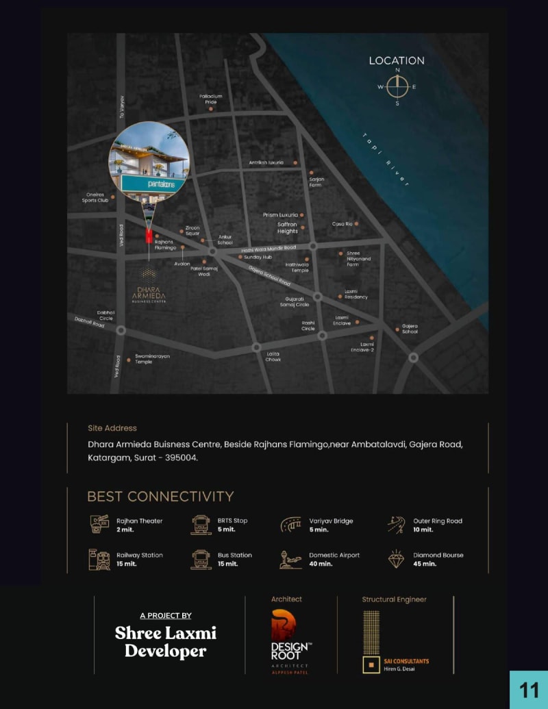 DHARA ARMIEDA BUSINESS CENTER - Image 11 - Commercial in Surat