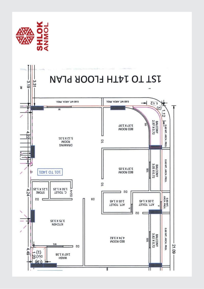 SHLOK ANMOL - Image 12 - Mixed Development in Gandhinagar