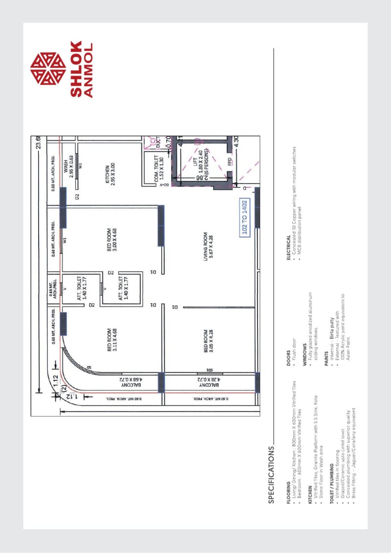 SHLOK ANMOL - Image 13 - Mixed Development in Gandhinagar