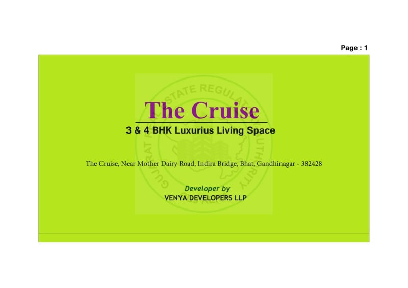 The Cruise - Image 1 - Residential/Group Housing in Gandhinagar