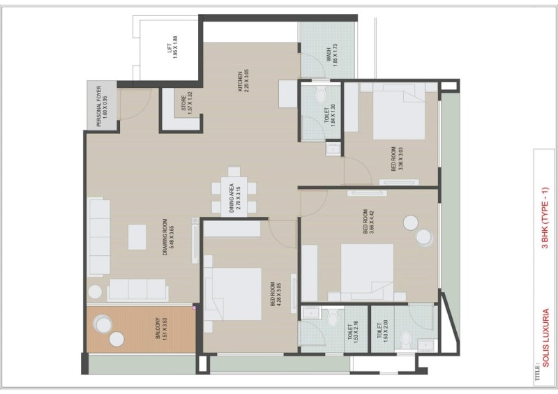 SOLIS LUXURIA - Image 12 SOLIS LUXURIA - Image 12 - Residential/Group Housing in Ahmedabad