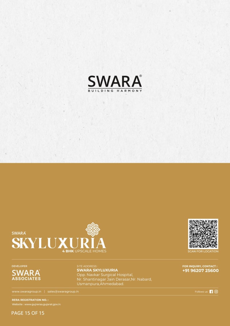 SWARA SKYLUXURIA - Image 9 SWARA SKYLUXURIA - Image 9 - Residential/Group Housing in Ahmedabad