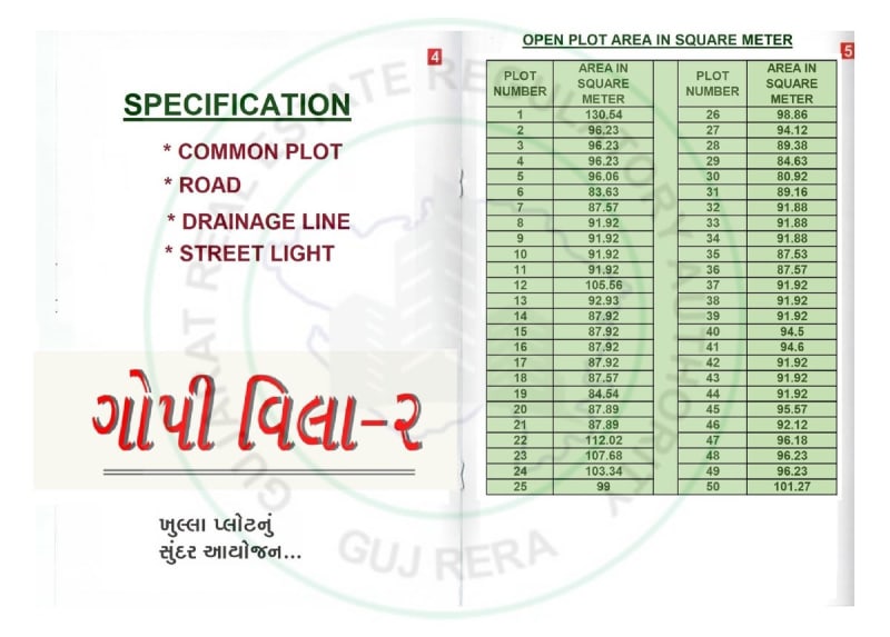 GOPI VILLA-2 - Image 3 - Plotted Development in Surat