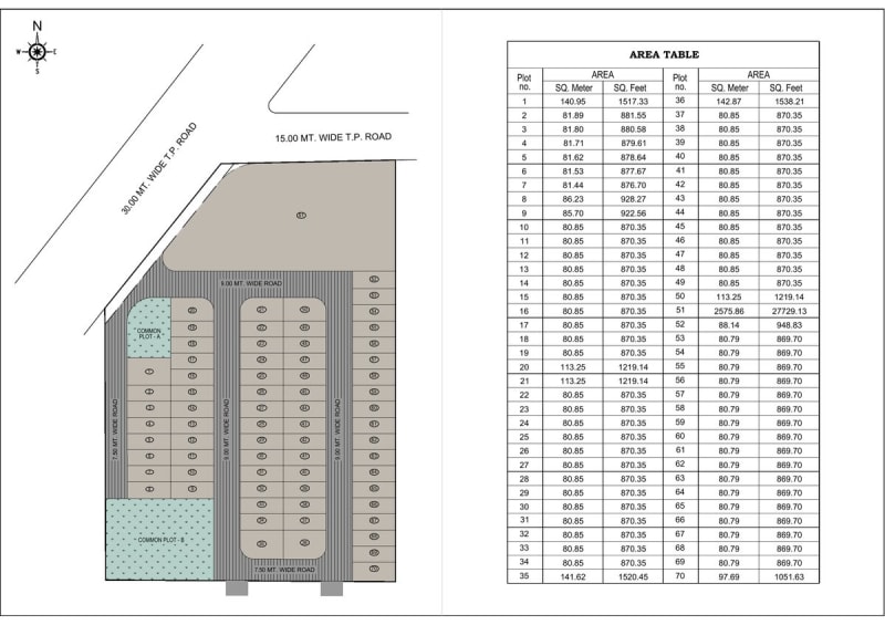 THE SEVENTY - Image 2 - Plotted Development in Jamnagar