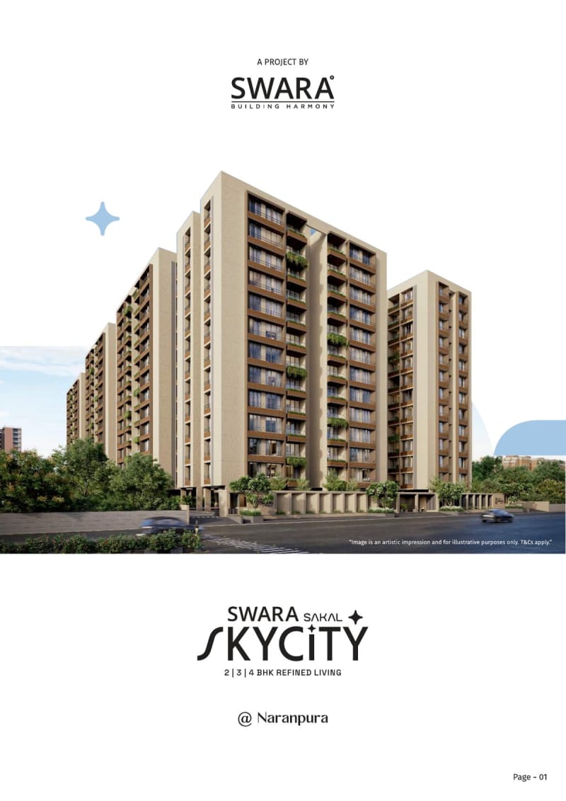 SWARA SAKAL SKYCITY - Image 1 - Residential/Group Housing in Ahmedabad