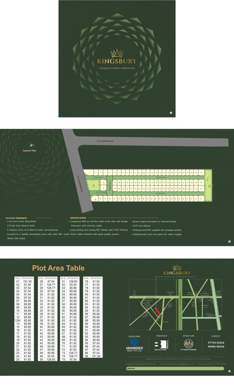 KINGSBURY - Image 1 KINGSBURY - Image 1 - Plotted Development in Surat