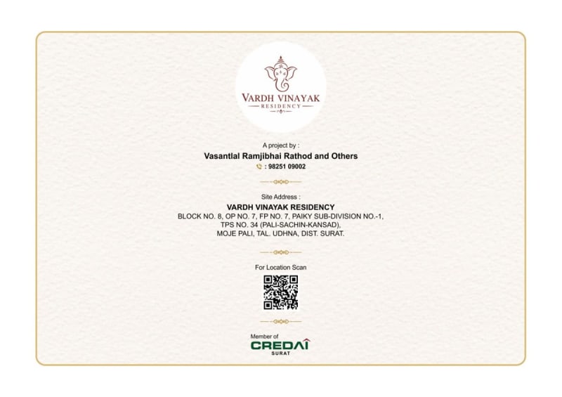 VARDH VINAYAK RESIDENCY - Image 5 VARDH VINAYAK RESIDENCY - Image 5 - Plotted Development in Surat