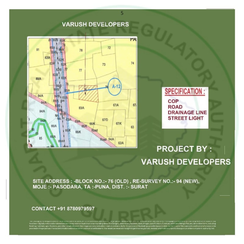 VARUSH BUNGLOWS - Image 5 - Plotted Development in Surat