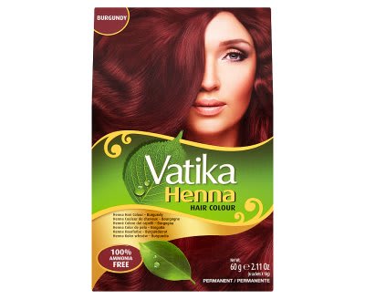 Vatika Henna Hair Colour Burgundy 60g