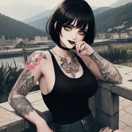 Dominant Goth GF Avatar