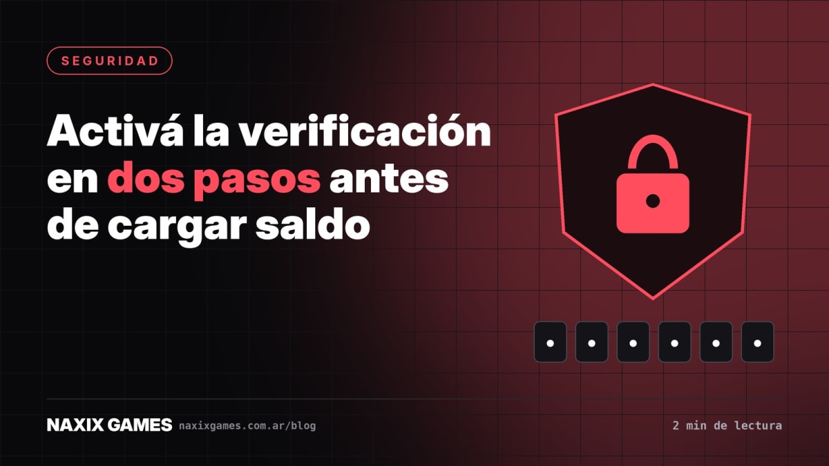 Activ&aacute; la verificaci&oacute;n en dos pasos