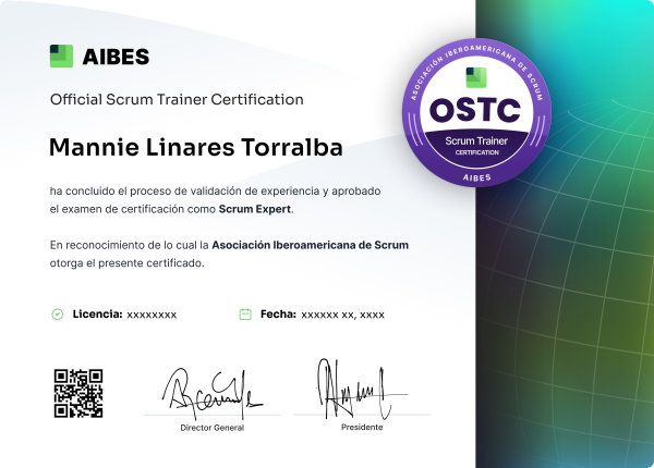 Certificación de Scrum Asociación Iberoamericana de Scrum AIBES