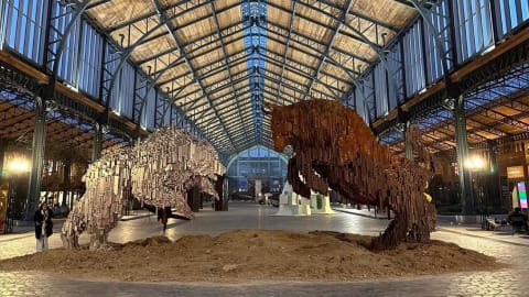 A Sculptura fesztiválon mutatta be A Harc című alkotását Szőke Gábor Miklós