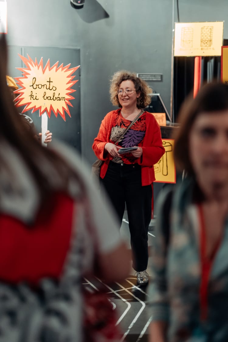 Erdődi Katalin a NEXTFESZT-en (fotó: Kőrösi László)