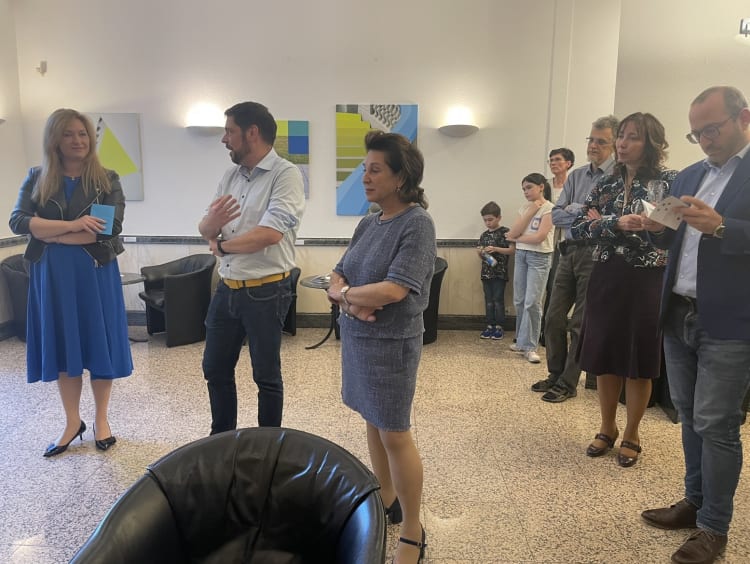 Valkó Dávid kiállításmegnyitója (forrás: SBGK Ügyvédi és Szabadalmi Iroda)