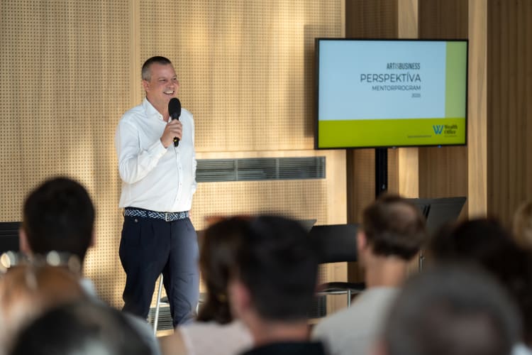 Dobó István a Perspektíva Mentorprogram záróeseményén (fotó: Pixolar Photography)