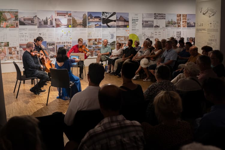Koncert a 2024-es MiraTone fesztiválon a FUGA Budapesti Építészeti Központban (fotó: Takács Eszter)
